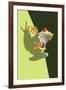 Tree Frog-Lantern Press-Framed Art Print