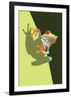 Tree Frog-Lantern Press-Framed Art Print