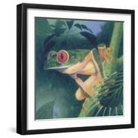 Tree Frog-Durwood Coffey-Framed Giclee Print