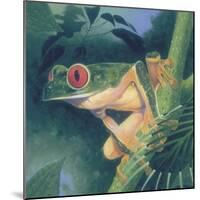 Tree Frog-Durwood Coffey-Mounted Giclee Print
