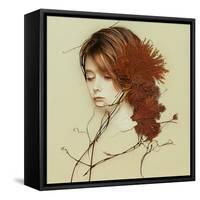 Tree Girl-null-Framed Stretched Canvas