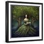 Tree Girl-Sasha-Framed Giclee Print