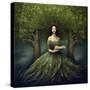 Tree Girl-Sasha-Stretched Canvas