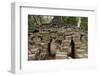 Tree Growing on Ruins of Ancient Spean Thmor Bridge, Siem Reap-David Wall-Framed Photographic Print