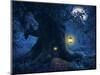 Tree Home in the Magic Forest-PetarPaunchev-Mounted Art Print