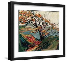 Tree in Autumn-Emily Carr-Framed Premium Giclee Print