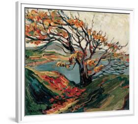 Tree in Autumn-Emily Carr-Framed Premium Giclee Print