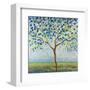 Tree in Blue-Libby Smart-Framed Art Print