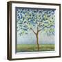 Tree in Blue-Libby Smart-Framed Giclee Print