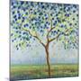 Tree in Blue-Libby Smart-Mounted Giclee Print