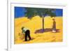 Tree in Cornfield-Auguste Macke-Framed Premium Giclee Print