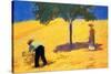 Tree in Cornfield-Auguste Macke-Stretched Canvas