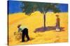 Tree In Cornfield-Auguste Macke-Stretched Canvas