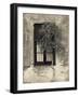 Tree in Front of the Window of a House, Calle San Jose, Colonia Del Sacramento, Uruguay-null-Framed Photographic Print