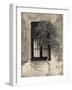 Tree in Front of the Window of a House, Calle San Jose, Colonia Del Sacramento, Uruguay-null-Framed Photographic Print