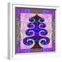 Tree in purple, 2020, (oil on canvas)-Jane Tattersfield-Framed Giclee Print