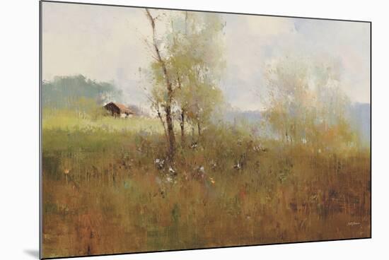 Tree in the Field-null-Mounted Art Print