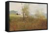 Tree in the Field-null-Framed Stretched Canvas