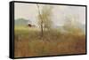 Tree in the Field-null-Framed Stretched Canvas