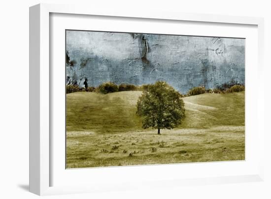 Tree in the Valley-Ynon Mabat-Framed Art Print
