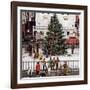 "Tree in Town Square," December 4, 1948-Stevan Dohanos-Framed Giclee Print