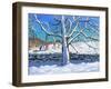 Tree in Winter, Newhaven, Derbyshire, 2017-Andrew Macara-Framed Giclee Print