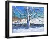 Tree in Winter, Newhaven, Derbyshire, 2017-Andrew Macara-Framed Giclee Print