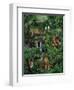 Tree Leopards-Betty Lou-Framed Giclee Print