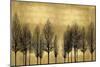 Tree Line on Gold-Kate Bennett-Mounted Art Print