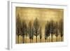 Tree Line on Gold-Kate Bennett-Framed Art Print