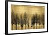 Tree Line on Gold-Kate Bennett-Framed Art Print