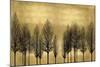 Tree Line on Gold-Kate Bennett-Mounted Art Print