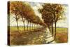 Tree-Lined Avenue in Bremen, 1912-Mario De Maria-Stretched Canvas