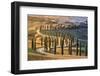 Tree-lined avenue with cypresses at sunset in Tuscany, Italy, Europe-Francesco Fanti-Framed Photographic Print