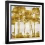 Tree Lined In Gold II-Kate Bennett-Framed Art Print