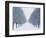 Tree-lined Road in Winter-Robert Llewellyn-Framed Photographic Print