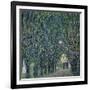 Tree-Lined Road Leading to the Manor House at Kammer, Upper Austria, 1912-Gustav Klimt-Framed Giclee Print