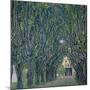 Tree-Lined Road Leading to the Manor House at Kammer, Upper Austria, 1912-Gustav Klimt-Mounted Giclee Print