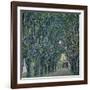 Tree-Lined Road Leading to the Manor House at Kammer, Upper Austria, 1912-Gustav Klimt-Framed Giclee Print