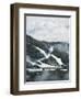 Tree Lined Ski Slopes, Whistler Mountain Resort-Christian Kober-Framed Photographic Print