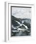 Tree Lined Ski Slopes, Whistler Mountain Resort-Christian Kober-Framed Photographic Print