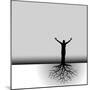 Tree Man Roots-mike301-Mounted Art Print