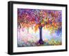 Tree of Happiness-Leon Devenice-Framed Art Print