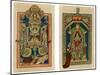 Tree of Jesse and Virgin and Child Enthroned, C1130-1140-null-Mounted Giclee Print