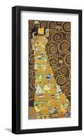 Tree of Life (Brown Variation) I-Gustav Klimt-Framed Art Print