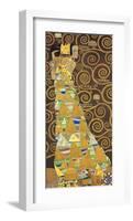 Tree of Life (Brown Variation) I-Gustav Klimt-Framed Art Print