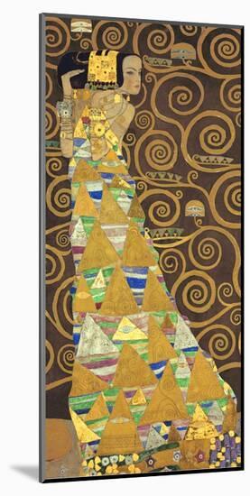 Tree of Life (Brown Variation) I-Gustav Klimt-Mounted Art Print