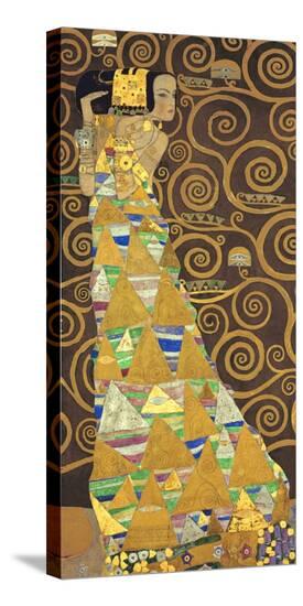 Tree of Life (Brown Variation) I-Gustav Klimt-Stretched Canvas