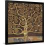 Tree of Life (Brown Variation) II-Gustav Klimt-Framed Art Print