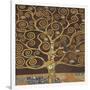 Tree of Life (Brown Variation) II-Gustav Klimt-Framed Art Print